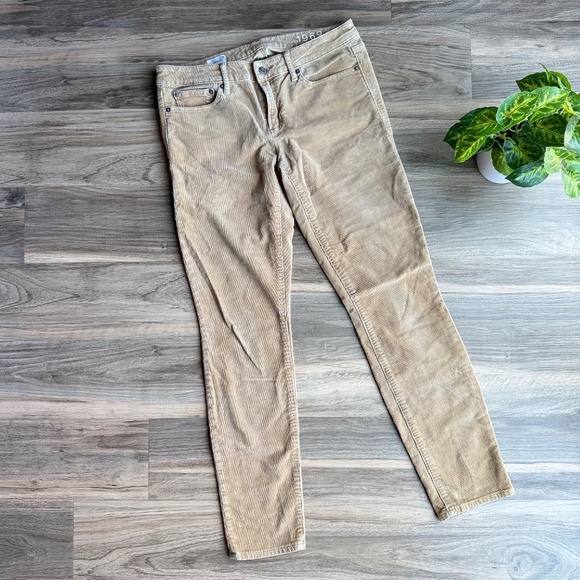 Gap 1969 Always Skinny Corduroy Palomino Brown Jeans Pants Size 28 - Picture 2 of 15